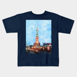 Berlin. St. Mary's Church and TV Tower. Kids T-Shirt